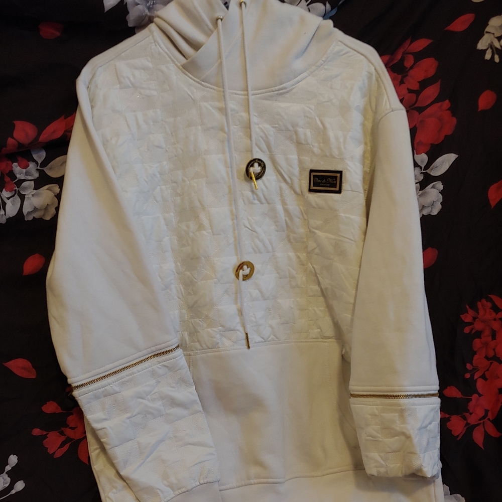 Men's White Hoodie